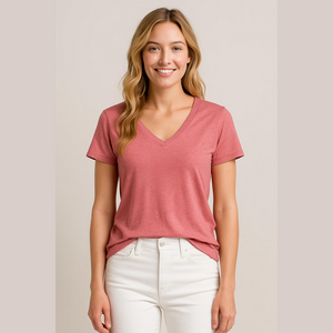 Nwot Candace Cameron Bure Pink V-Neck T-Shirt Top Medium